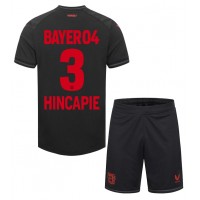 Bayer Leverkusen Piero Hincapie #3 Hjemme Trøje Børn 2023-24 Kortærmet (+ Korte bukser)